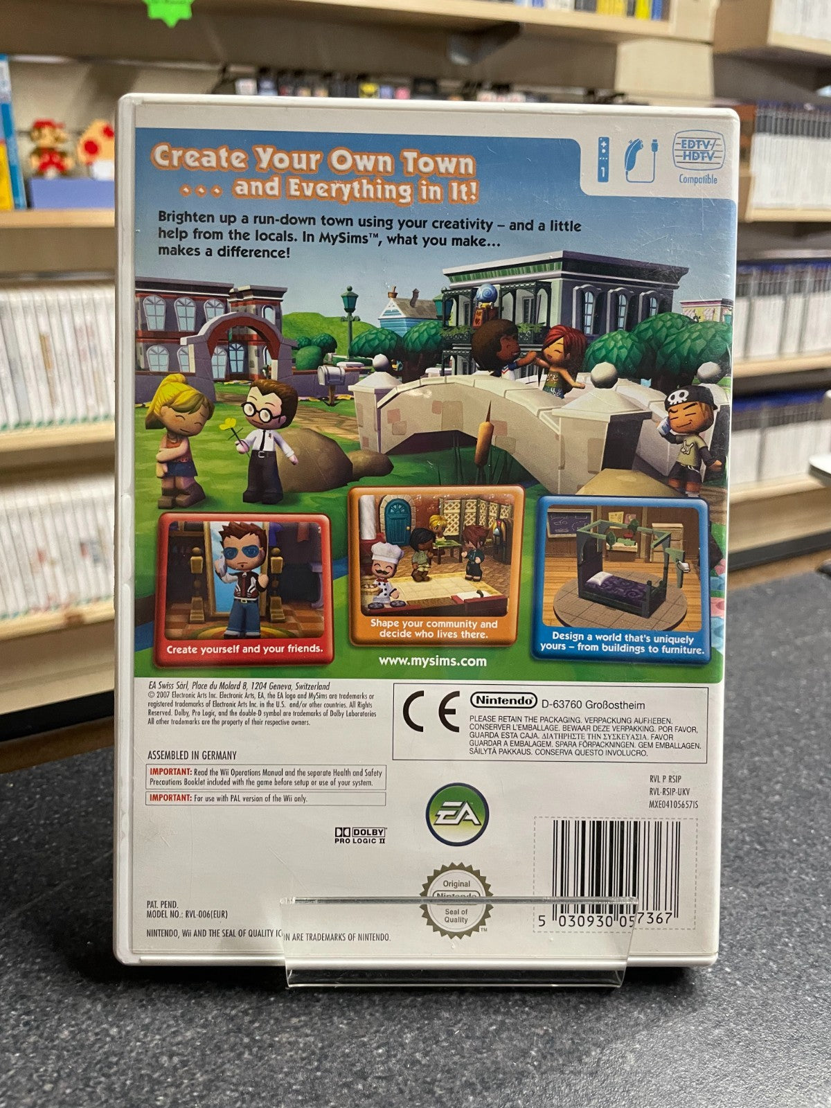 MySims - Nintendo Wii - Boxed with Manual