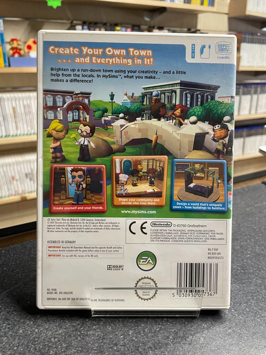 MySims - Nintendo Wii - Boxed with Manual