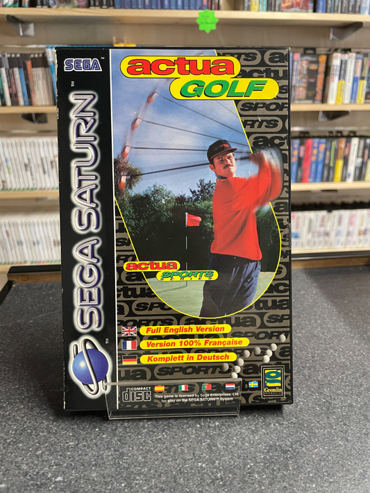Actua Golf - Sega Saturn - Boxed & Complete