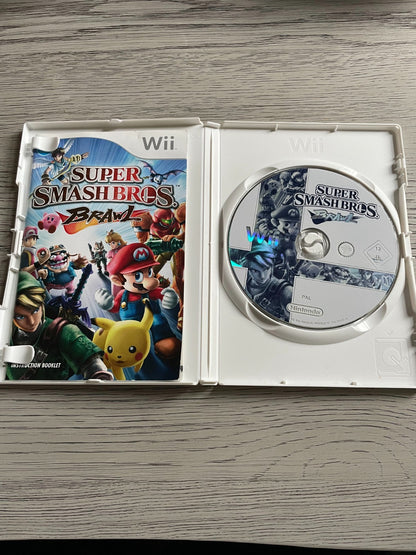Super Smash Bros. Brawl - Nintendo Wii - Complete with Manual
