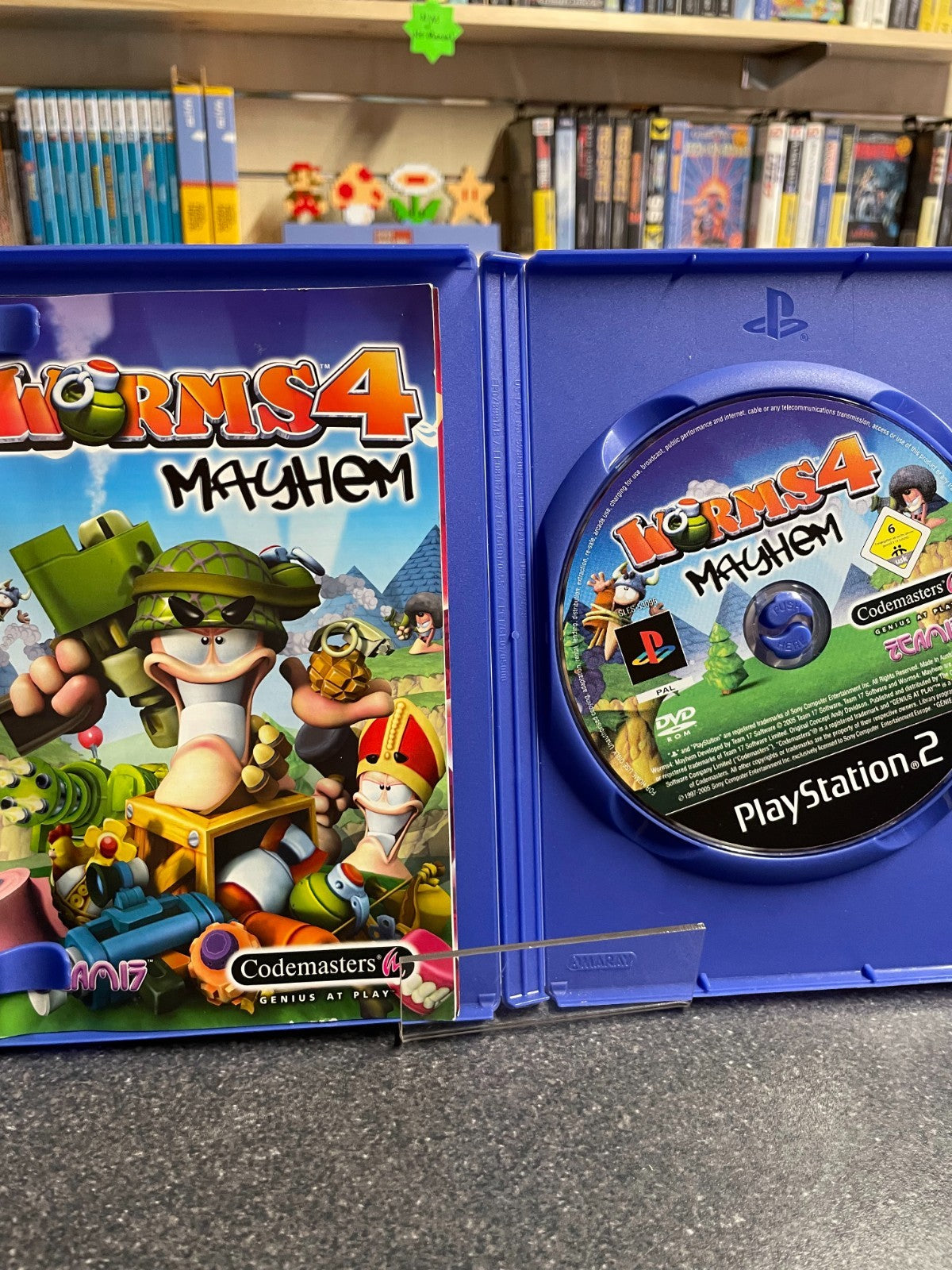 Worms 4: Mayhem - Sony Playstation 2 PS2 - Boxed w/Manual