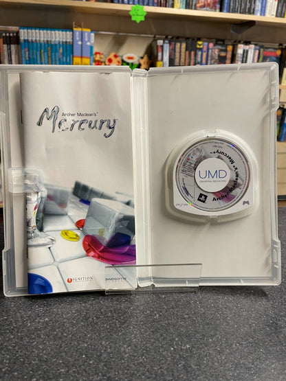 Archer Maclean's Mercury - Sony - PSP - Complete with Manual