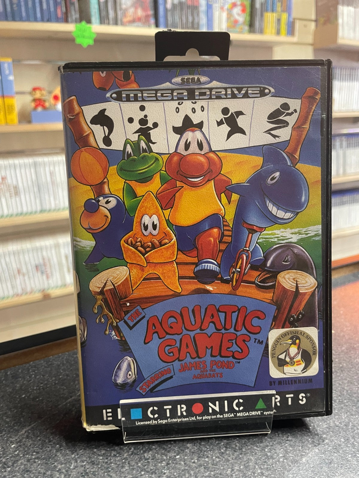 The Aquatic Games - SEGA Mega Drive - Boxed no Manual