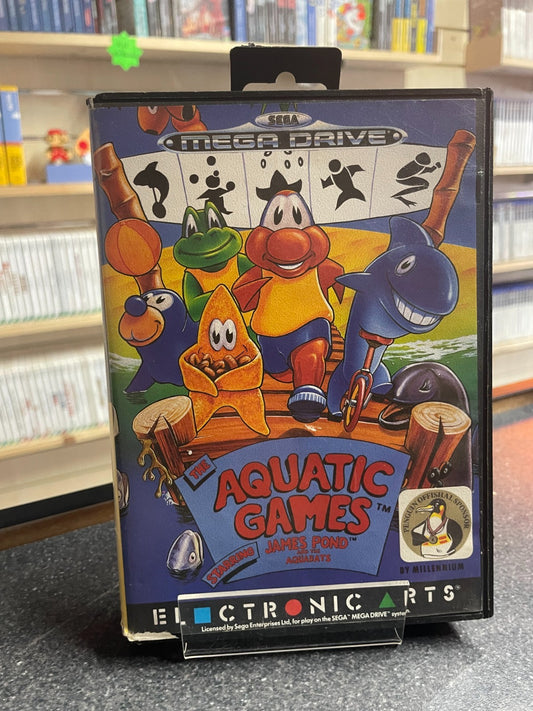 The Aquatic Games - SEGA Mega Drive - Boxed no Manual