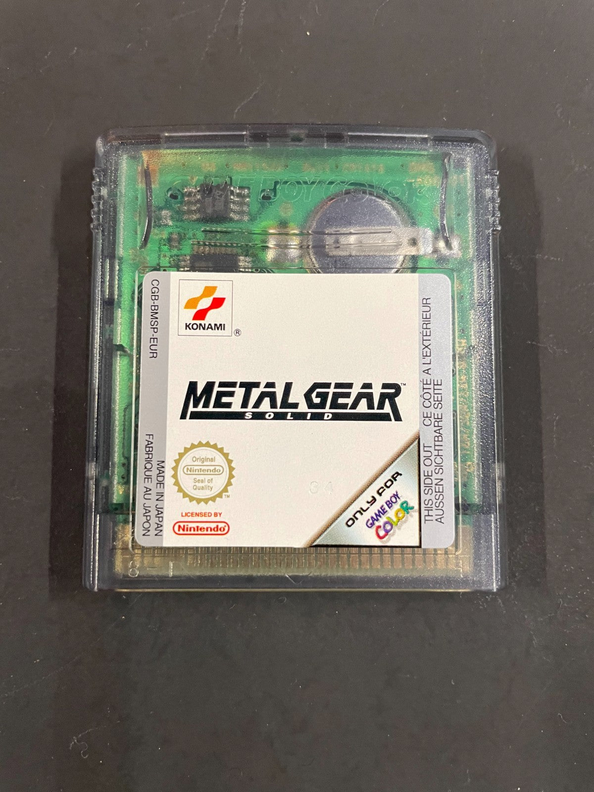 Metal Gear Solid - Nintendo Game Boy Color - Cart Only