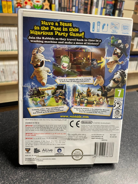 Rabbids: Travel in Time - Nintendo Wii  - Boxed with Manual