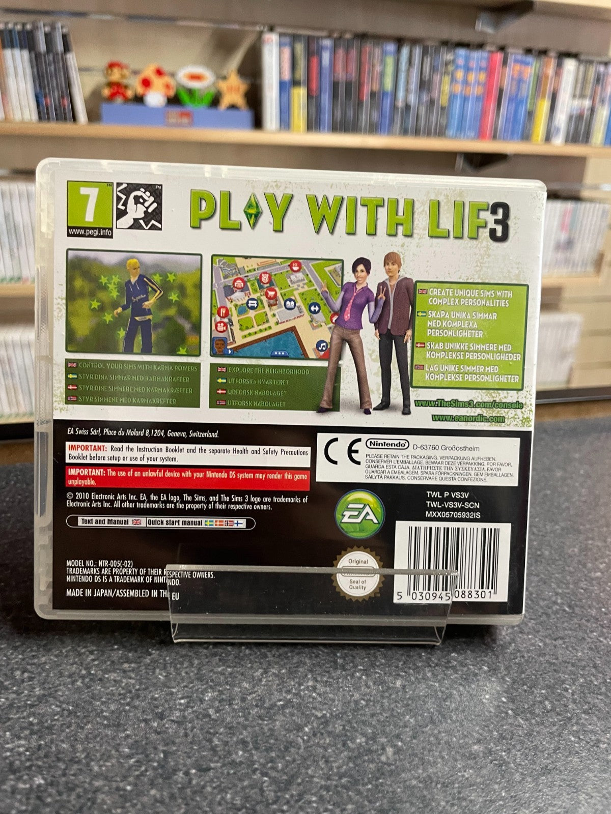 The Sims 3 - Nintendo DS - Complete with Manual