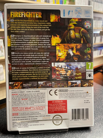 Real Heros: FireFighter - Nintendo Wii - Boxed with Manual
