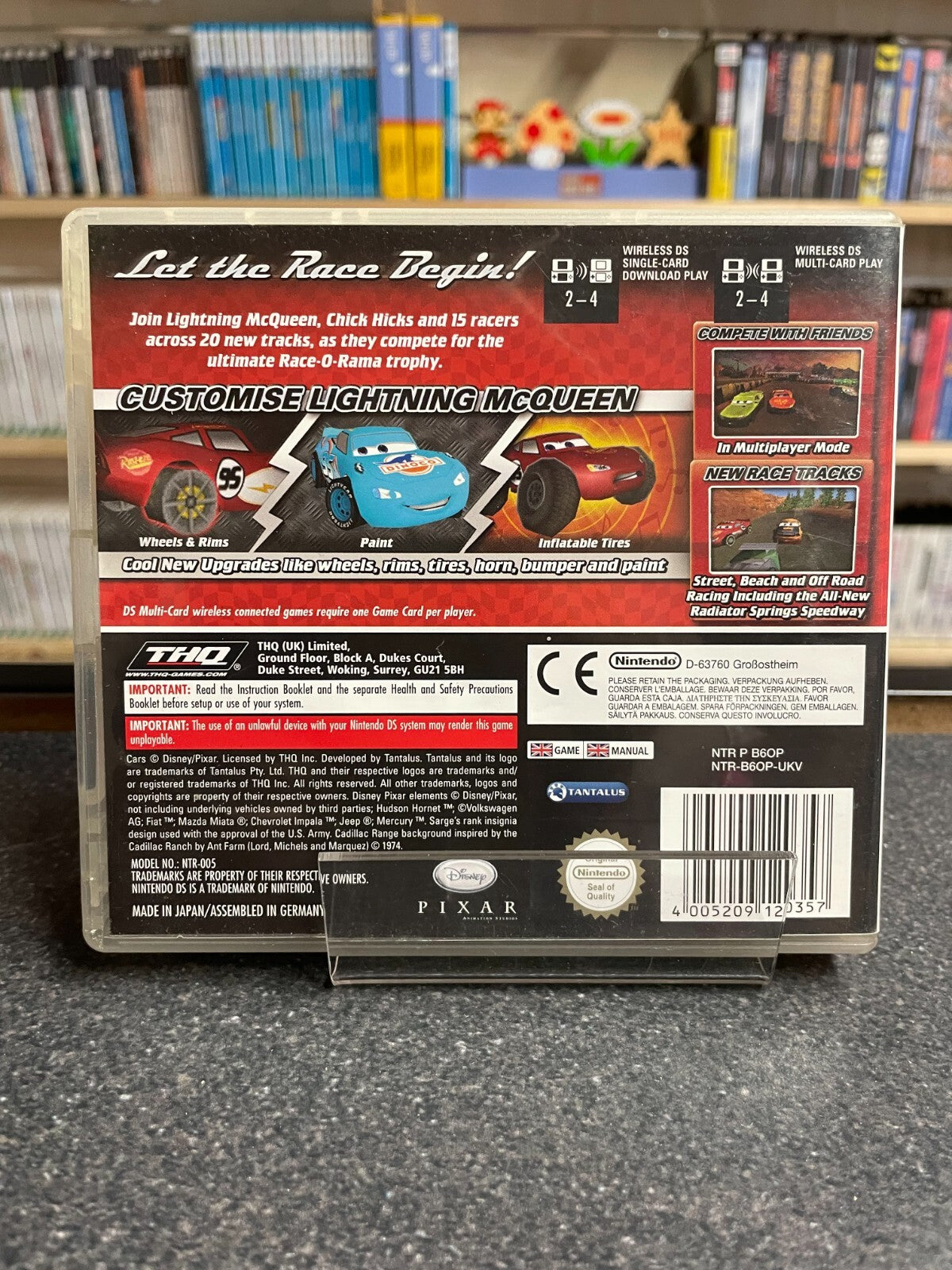Disney Pixar Cars: Race-O-Rama - Nintendo DS - Complete with Manual