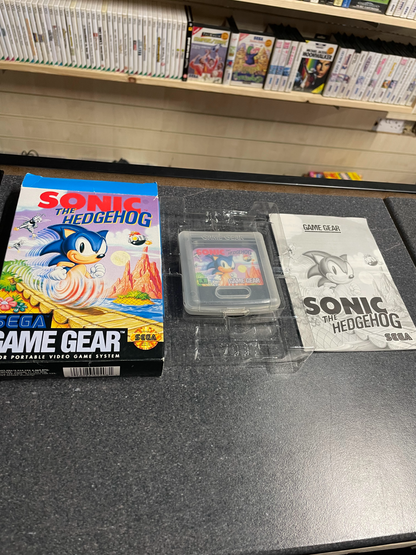Sonic The Hedgehog - Sega Game Gear - Boxed & Complete - Very Good Condition