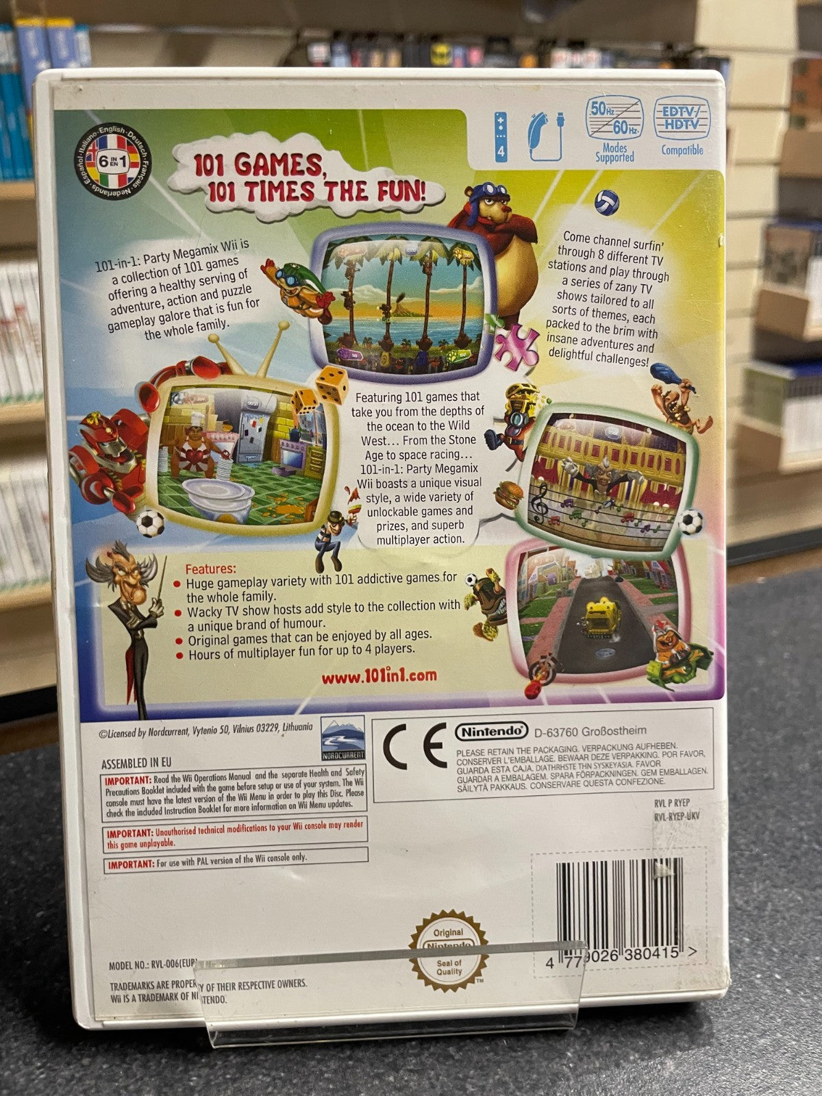 101 in 1 Party Megamix Wii - Nintendo Wii  - Boxed