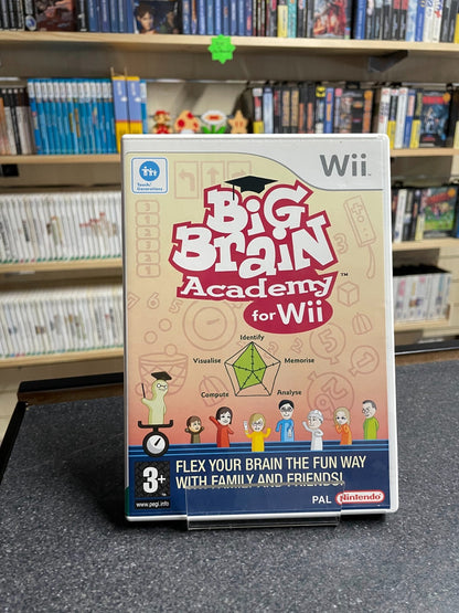 Big Brain Academy for Wii - Nintendo Wii - Complete with Manual
