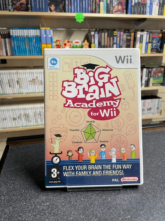 Big Brain Academy for Wii - Nintendo Wii - Complete with Manual