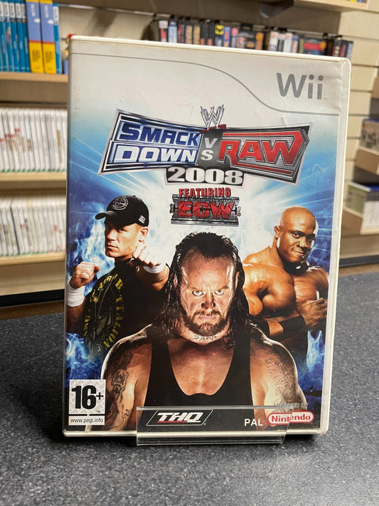 Smack Down VS Raw 2008 - Nintendo Wii  - Boxed