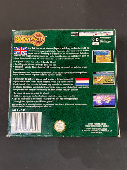 Golden Sun - Nintendo Game Boy Advance -Complete w/Manual