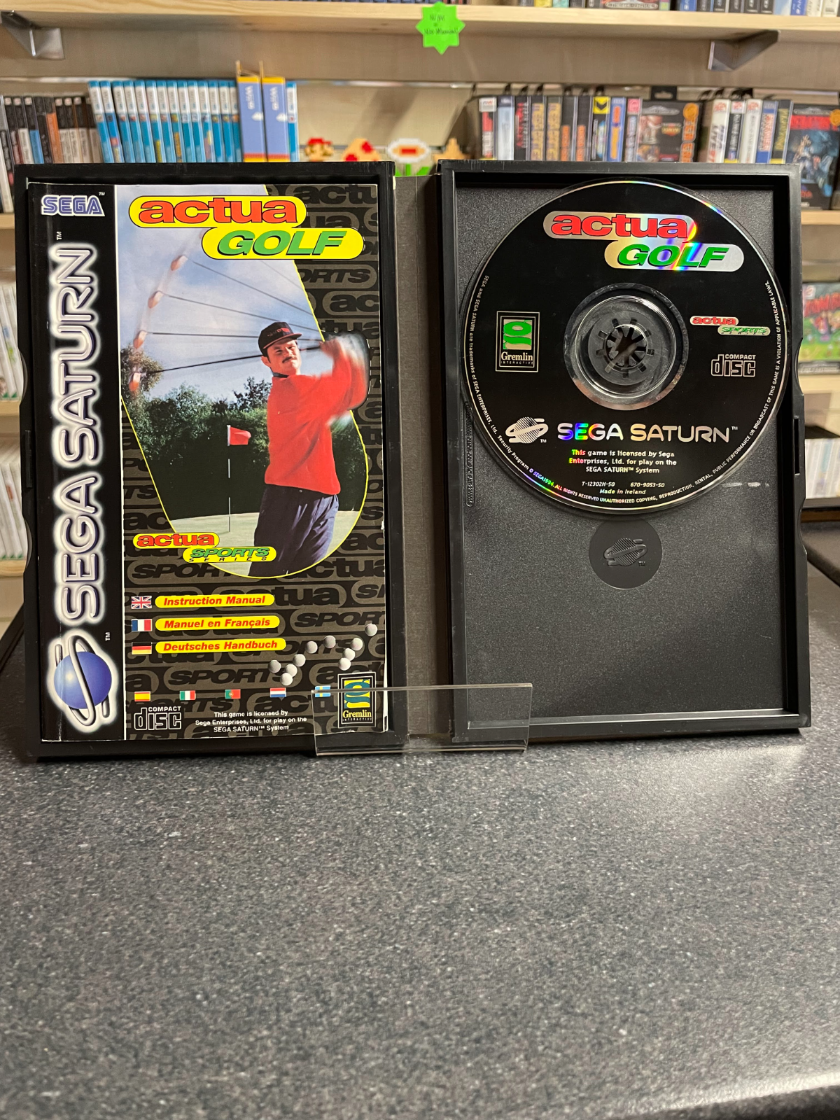 Actua Golf - Sega Saturn - Boxed & Complete