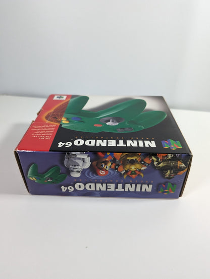 Nintendo 64 N64 Green Controller - Boxed - Tested VGC