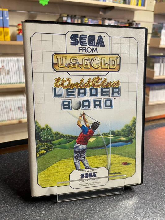 U.S Gold World Class  Leader Board - Sega Master System - Boxed with Manual