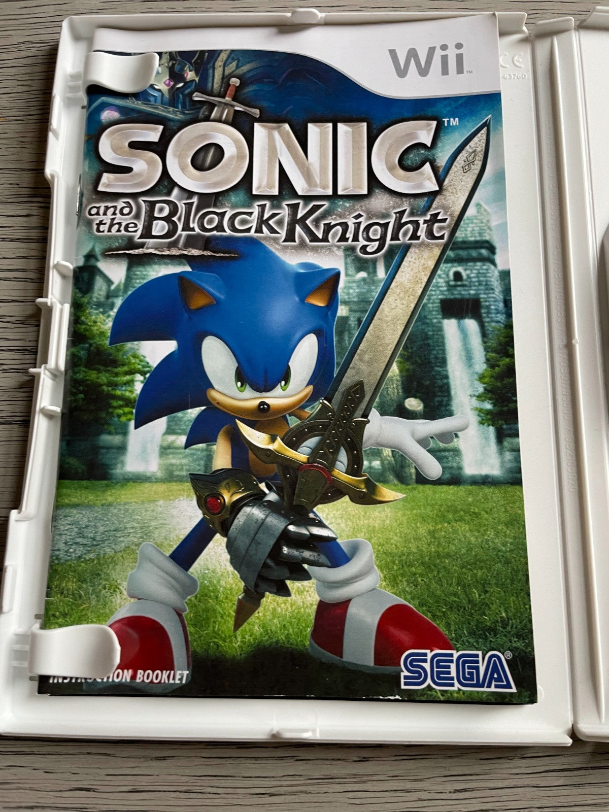 Sonic and the Black Knight - Nintendo Wii - Complete with Manual