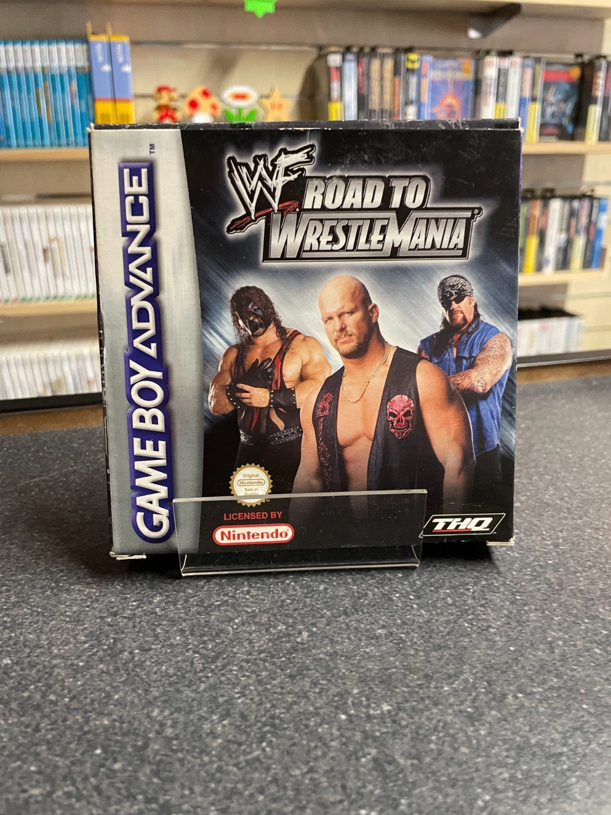 WWF Road To Wrestle Mainia - Nintendo GameBoy Advance - Boxed with Manual VGC
