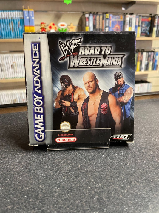 WWF Road To Wrestle Mainia - Nintendo GameBoy Advance - Boxed with Manual VGC