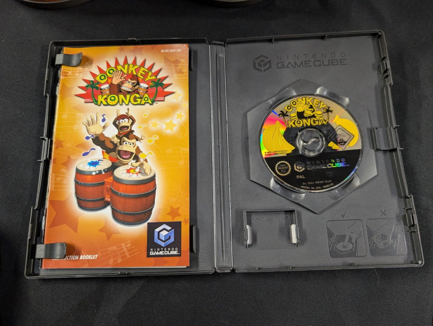 Donkey Konga Bongos & Game - Nintendo Gamecube - Tested