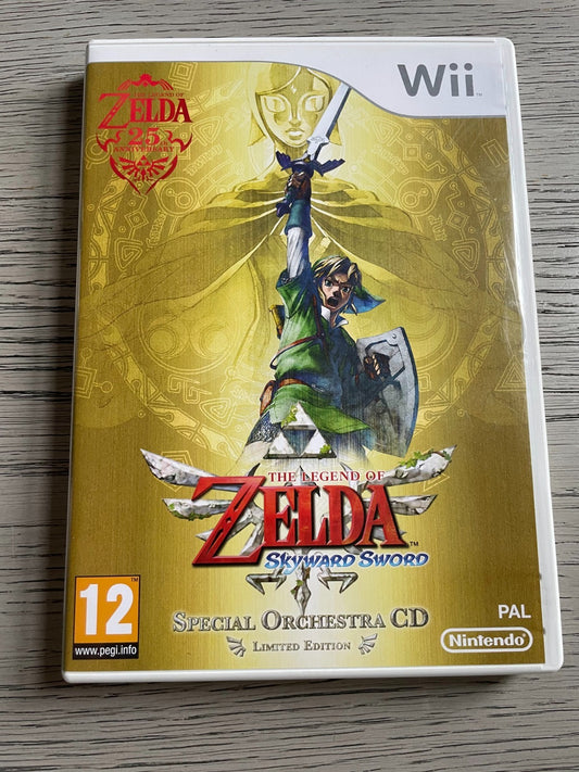 The Legend of Zelda: Skyward Sword - Nintendo Wii - Complete with Manual VGC