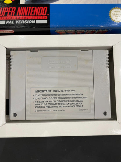 F-Zero - Nintendo SNES  - Boxed with Manual