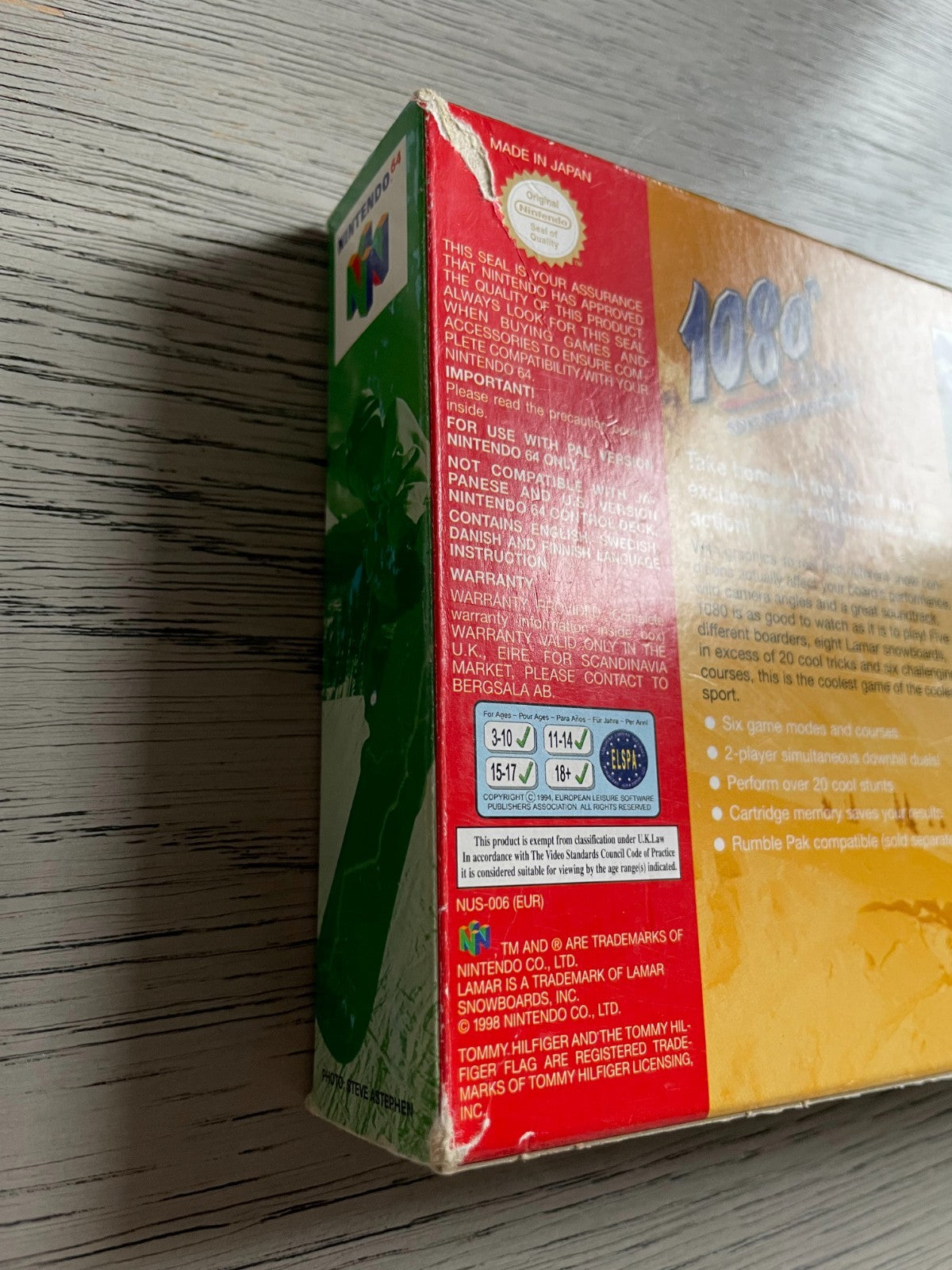 1080 Snowboarding - Nintendo 64 N64 - Boxed & Complete