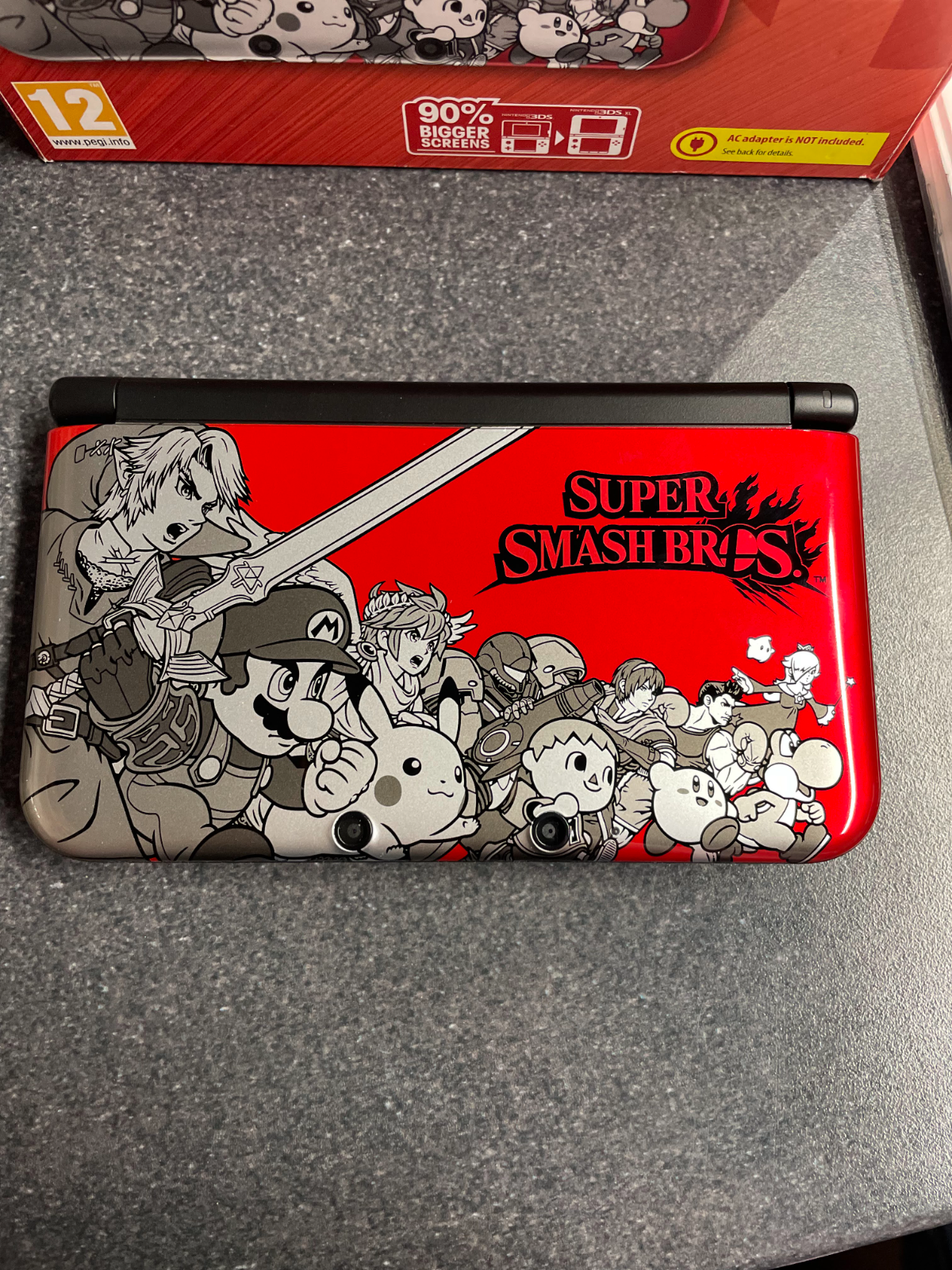 Nintendo 3DS XL - Super Smash Bros Edition - Boxed & Complete - MINT