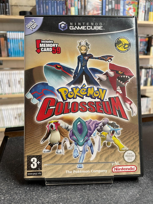 Pokemon Colosseum - Nintendo Gamecube - Boxed with Manual & Memory Card - VGC