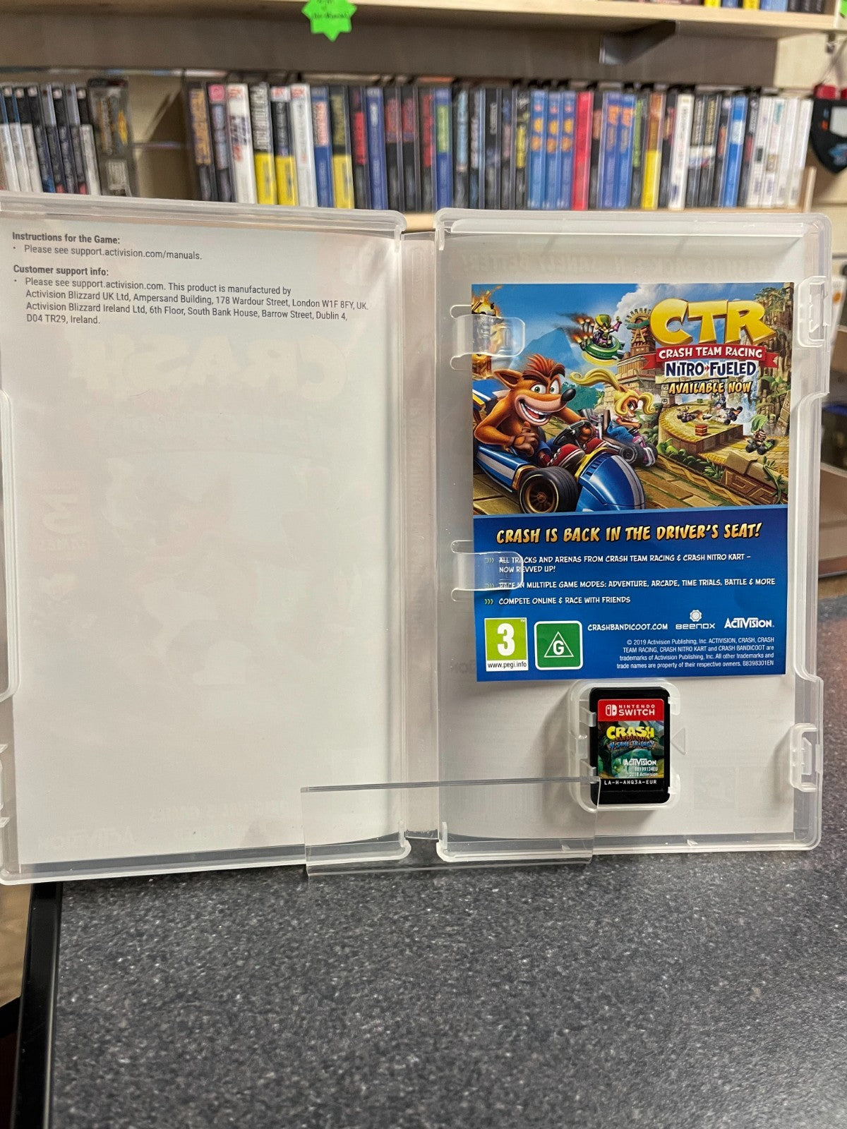 Crash Bandicoot N-Sane Trilogy - Nintendo Switch - Boxed