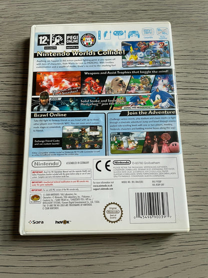 Super Smash Bros. Brawl - Nintendo Wii - Complete with Manual