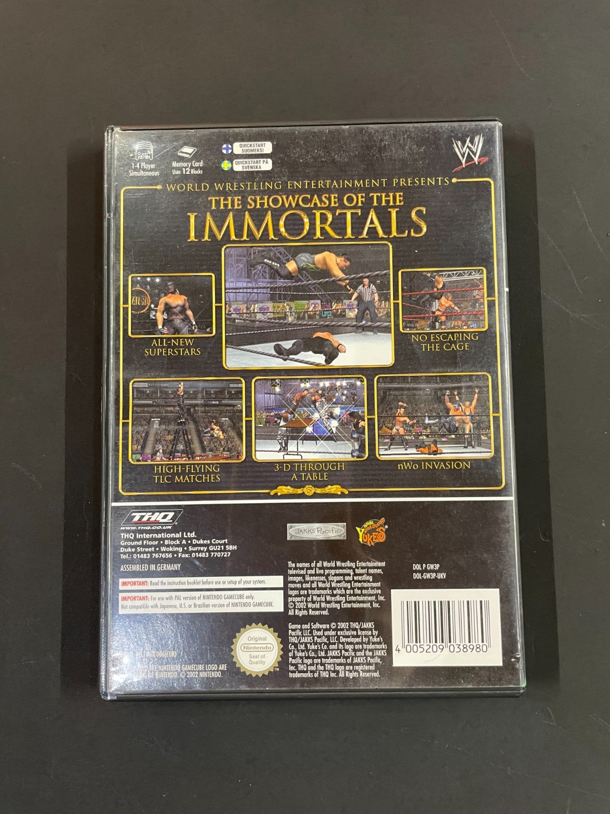 Wrestle Mania X8 - Nintendo Gamecube - Complete with Manual