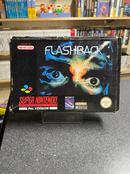 Flashback  -Super Nintendo Entertainment System SNES - Boxed No Manual