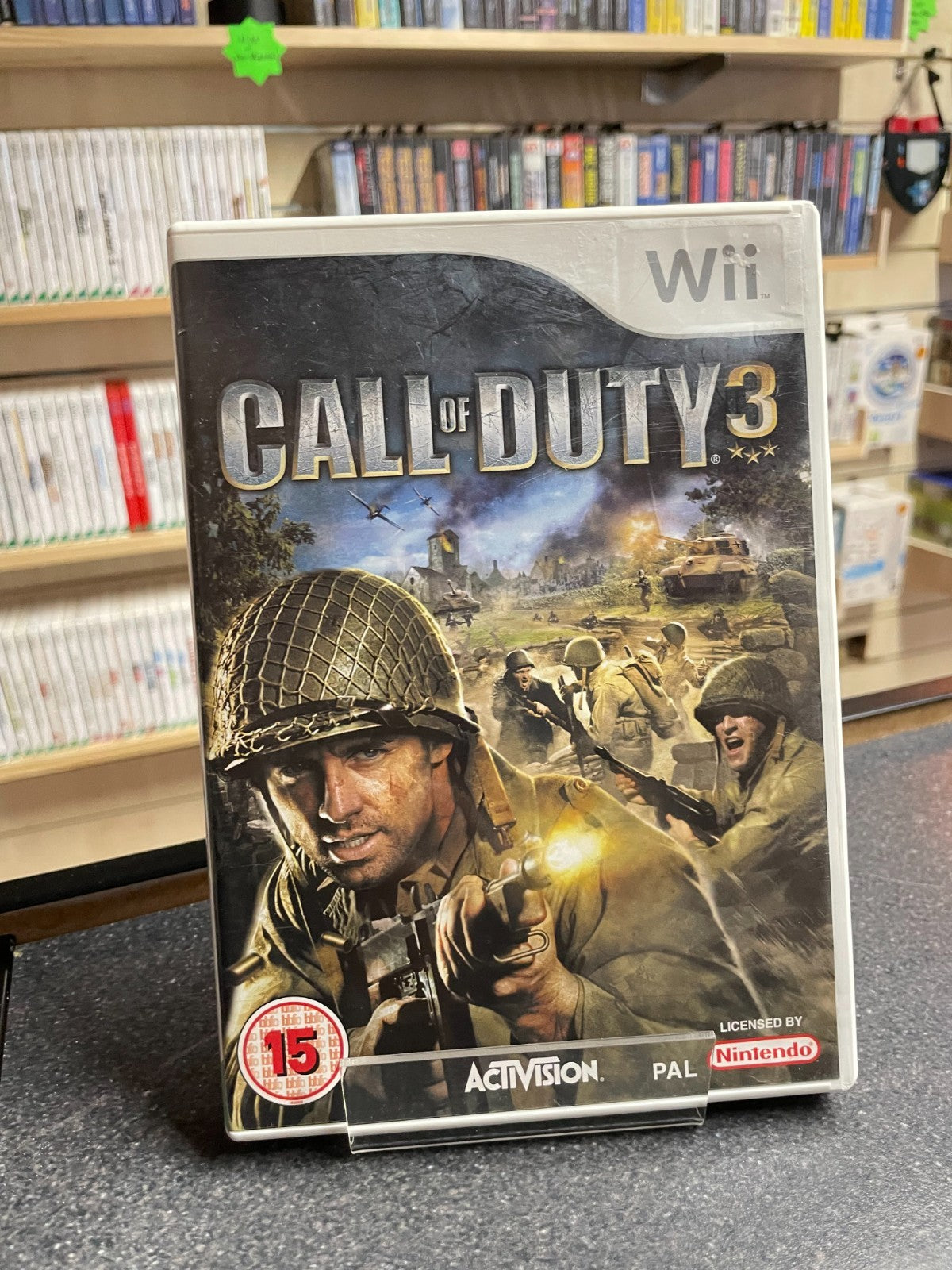 Call of Duty 3 - Nintendo Wii - Boxed with Manual