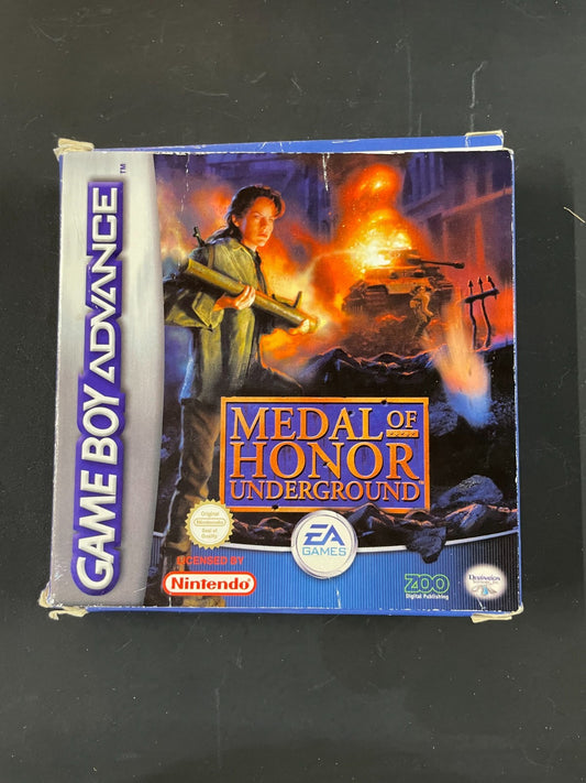 Medal of Honor Undeerground - Nintendo Game Boy Advance - Boxed with Manual