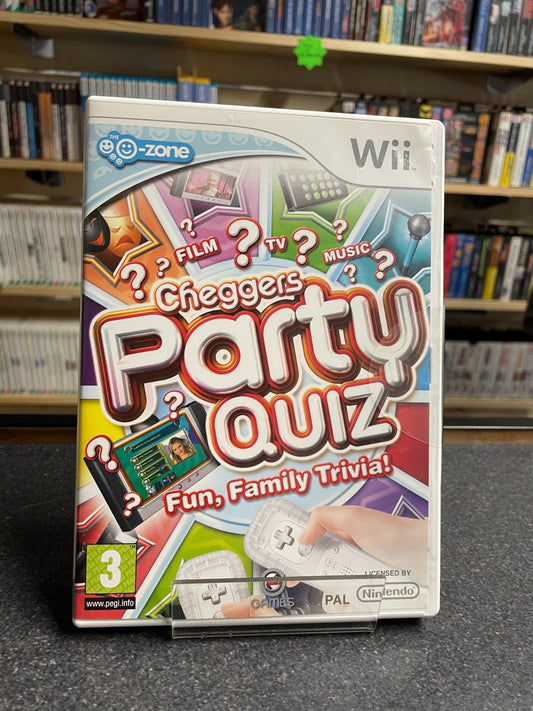 Cheggers Party Quiz: Fun, Family Trivia! - Nintendo Wii - SEALED