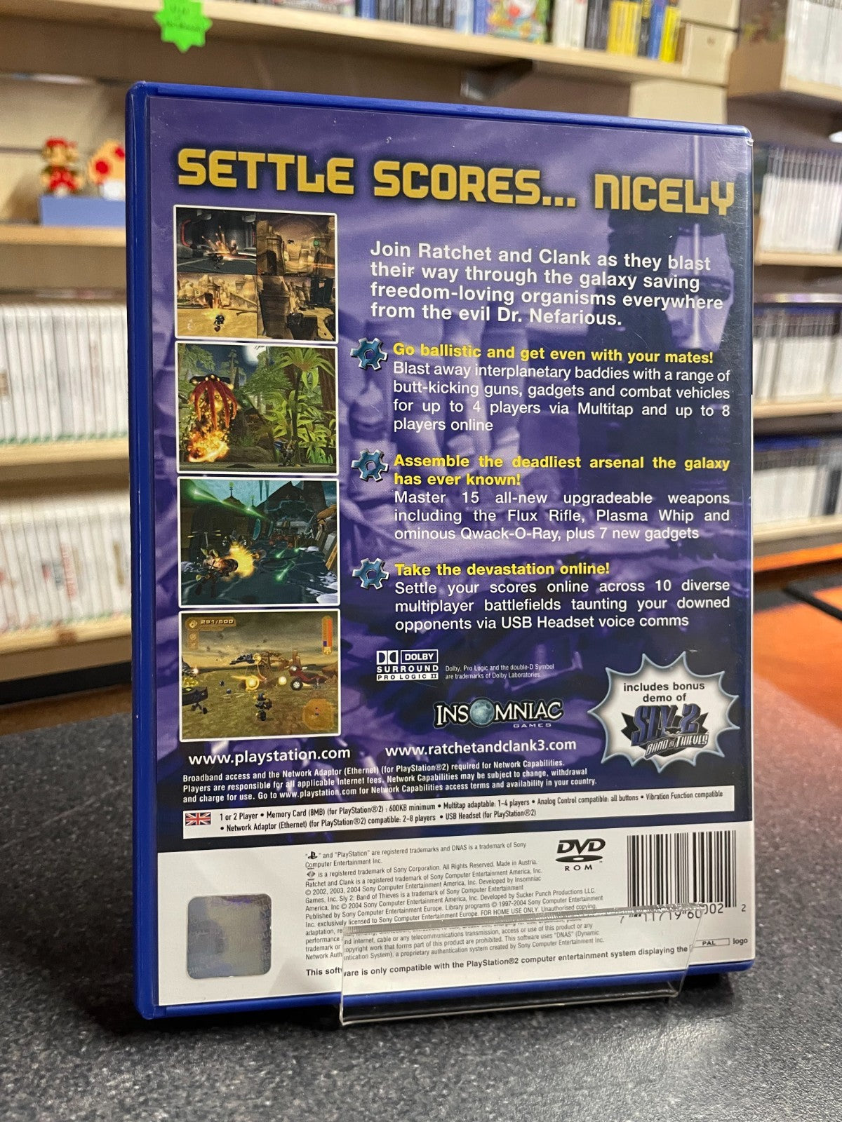 Rachet & Clank 3- Sony Playstation 2 PS2 - Boxed w/Manual
