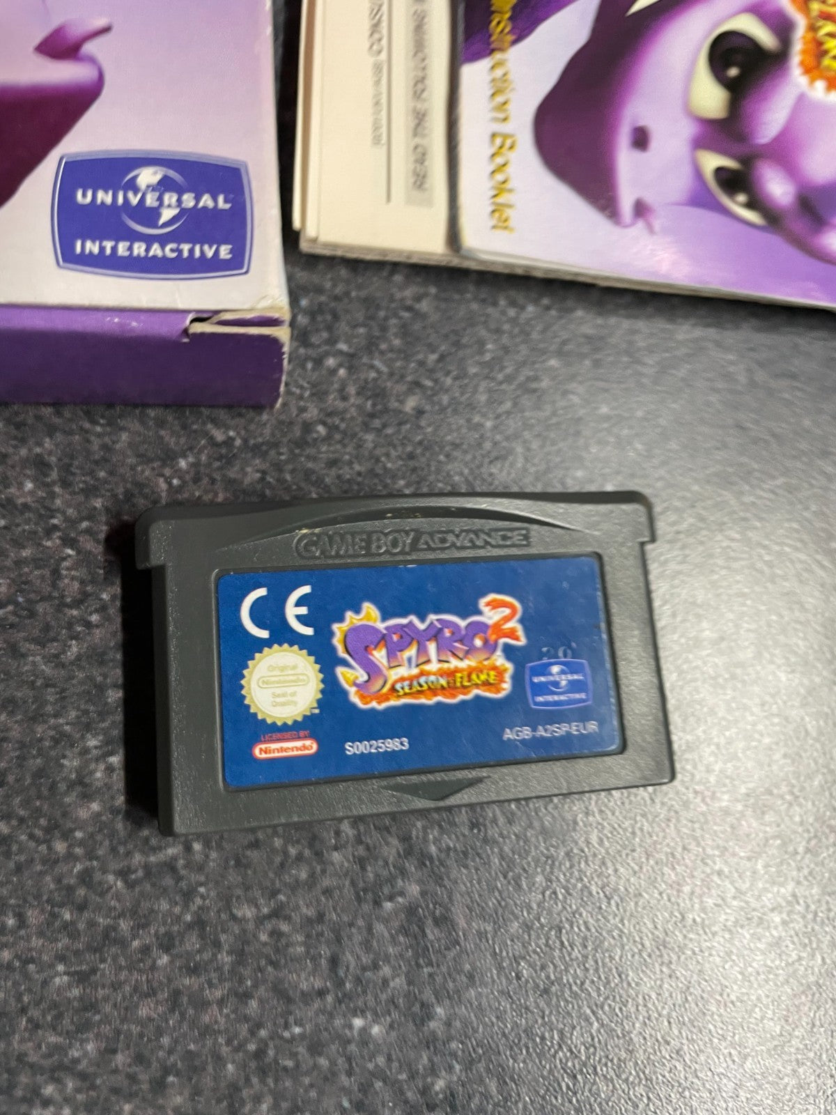 Spyro 2 Season of Flame - Nintendo GameBoy Advance - Boxed with Manual