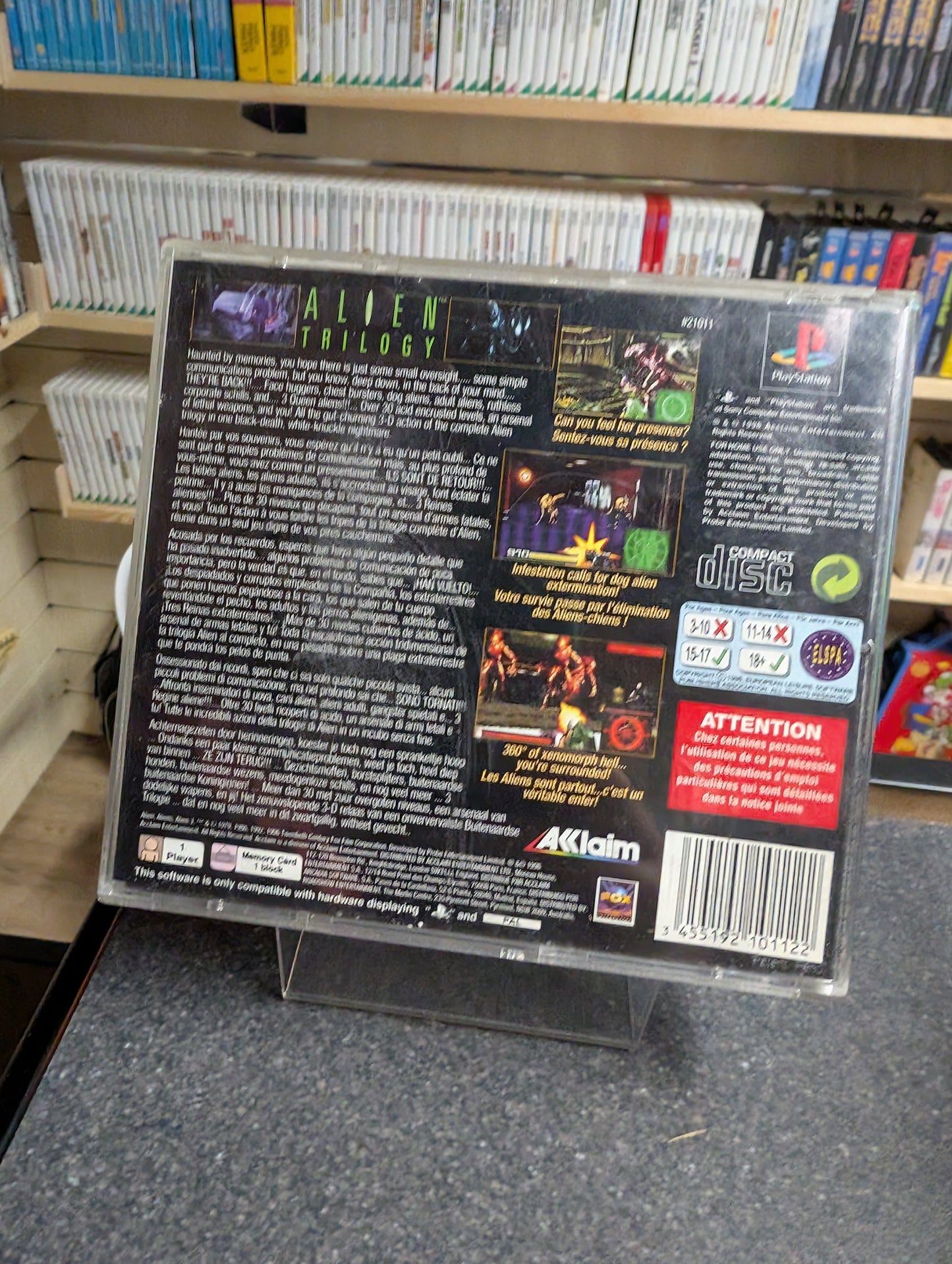 Alien Trilogy - PS1 - No Manual